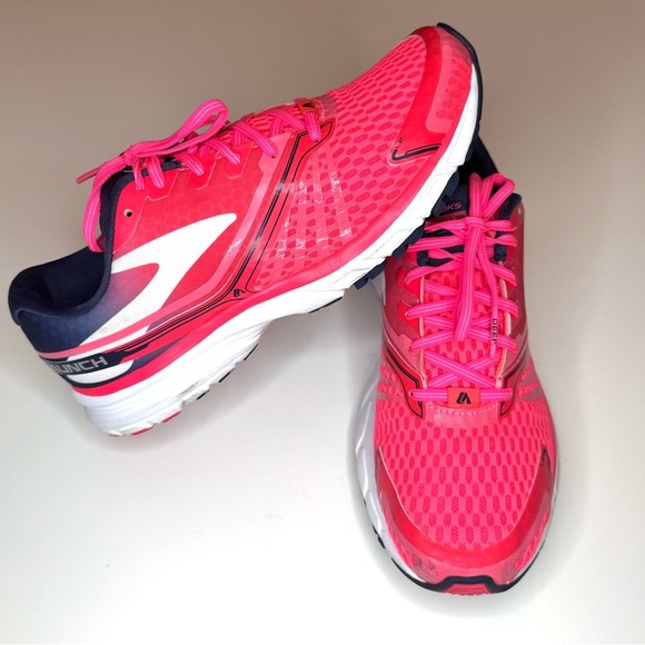 Brooks Shoes - Brooks Women’s Launch 2 Running Shoes Pink 1201781B635 Lace Up Mesh Size-9.5 M